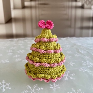 Brad de Craciun crosetat - amigurumi, Accesorii de Craciun, Decoratiuni de Craciun de casa, Spiridusi de Craciun, figurine, Crosetat, Papusi si fabricare de marionete, ARTYNOS