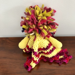 Pătură de dormit croșetată în formă de leu - amigurumi - jucării și echipamente pentru copii - plușuri - păpușă croșetată, păpușă de pluș - Artynos.ro