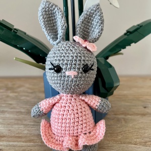 Iepurasa crosetata - amigurumi, Jucarii si echipamente pentru copii, Plusuri, Papusa crosetata, papusa de plus, Crosetat, Papusi si fabricare de marionete, ARTYNOS