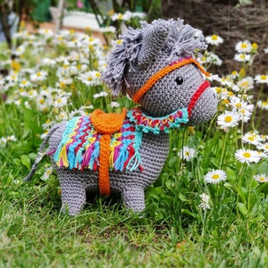 Pedro, ursuletul - amigurumi, Jucarii si echipamente pentru copii, Plusuri, Papusa crosetata, papusa de plus, Crosetat, Papusi si fabricare de marionete, ARTYNOS