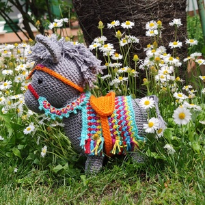 Pedro, ursulețul - amigurumi - jucării și echipamente pentru copii - plușuri - păpușă croșetată, păpușă de pluș - Artynos.ro
