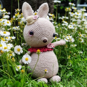 Iepuras crosetat cu palarie - amigurumi, Jucarii si echipamente pentru copii, Plusuri, Papusa crosetata, papusa de plus, Crosetat, Papusi si fabricare de marionete, ARTYNOS