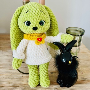Iepurasul Beno - amigurumi, Jucarii si echipamente pentru copii, Plusuri, Papusa crosetata, papusa de plus, Crosetat, Papusi si fabricare de marionete, ARTYNOS