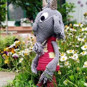 Mekk Elek - amigurumi - jucării și echipamente pentru copii - plușuri - păpușă croșetată, păpușă de pluș - Artynos.ro