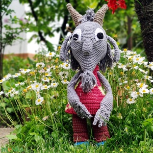 Mekk Elek - amigurumi - jucării și echipamente pentru copii - plușuri - păpușă croșetată, păpușă de pluș - Artynos.ro