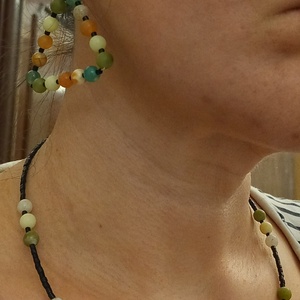 Set handmade cu pietre semipretioase si argint - bijuterii - seturi de bijuterii - Artynos.ro
