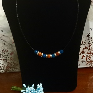 Colier handmade cu pietre semipretioase si argint, Bijuterii, Coliere, Coliere statement, , ARTYNOS