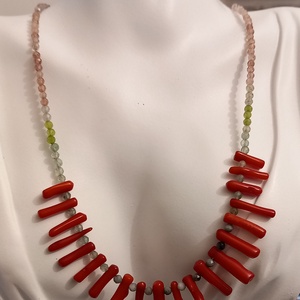 Colier handmade cu pietre semipretioase si argint, Bijuterii, Coliere, Coliere cu margele, , ARTYNOS