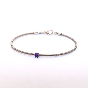 Bratara cu corzi de chitara pentru femei, 18,5 cm (K.01), Bijuterii, Bratari, Bratari impletite, Confectionarea bijuteriilor, Giuvaergiu, ARTYNOS