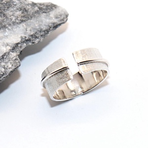 Inel din sârmă, inel din argint pentru femei, mărimea 55, reglabil (EGY.215) - bijuterii - inele - inele din argint - Artynos.ro