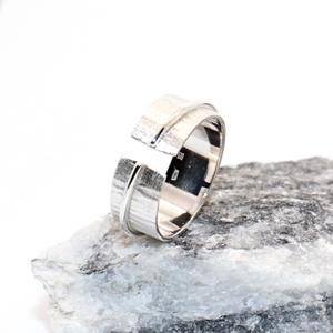 Inel din sârmă, inel din argint pentru femei, mărimea 55, reglabil (EGY.215) - bijuterii - inele - inele din argint - Artynos.ro