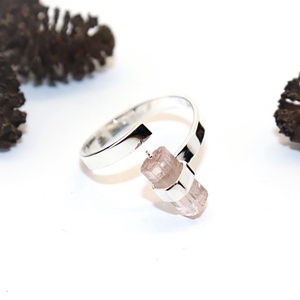 Inel de damă din argint, cu turmalină, mărimea 59, reglabil (EGY.223) - bijuterii - inele - inele statement - Artynos.ro