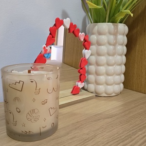 Oglinda handmade bucăți de inimă -  - Artynos.ro