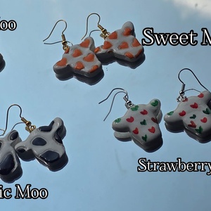 Moo Moments, Bijuterii, Cercei, Cercei agatati, Lucrare cu argila, ARTYNOS