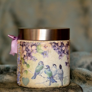 Borcan de depozitare Vintage birds - Artynos.ro