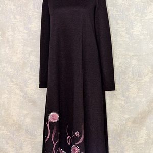 Rochie pictata, unicat - îmbrăcăminte și modă - haine damă - rochie, dintr-o bucată - Artynos.ro