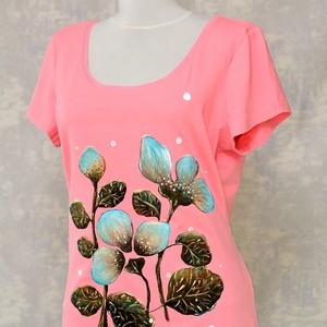 Tricou pictat, Joy Collection - îmbrăcăminte și modă - haine damă - tricou și top de damă - Artynos.ro