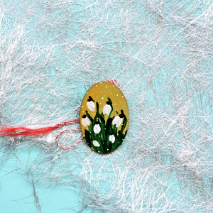 Brosa: Ghiocei , Bijuterii, Martisor, Pictura, ARTYNOS