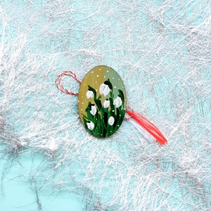 Broșă: Ghiocei  - bijuterii - mărțișor - Artynos.ro