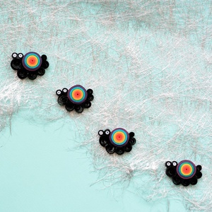 Brosa: Melci curcubeu, Bijuterii, Martisor, Altele, ARTYNOS