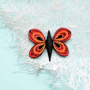 Brosa: Fluturi, Bijuterii, Martisor, Arta de hartie, ARTYNOS