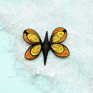 Brosa: Fluturi, Bijuterii, Martisor, Arta de hartie, ARTYNOS