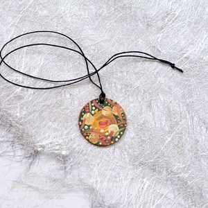 Pandantiv pictat, unicat, Bijuterii, Coliere, Pandative, Pictura, ARTYNOS