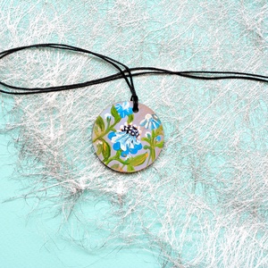 Pandantiv pictat, unicat, Bijuterii, Coliere, Pandative, Pictura, ARTYNOS