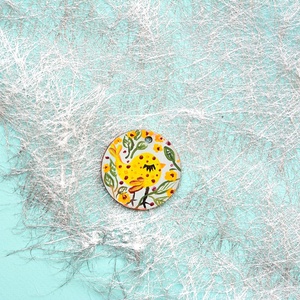 Pandantiv pictat, unicat - bijuterii - coliere - pandative - Artynos.ro