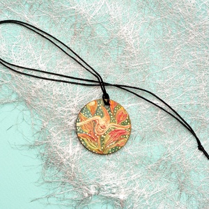 Pandantiv pictat, unicat - Artynos.ro