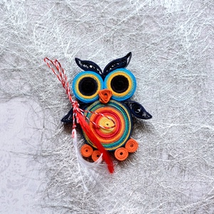 Broșă: Bufnițe - bijuterii - mărțișor - Artynos.ro