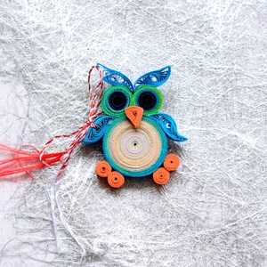 Broșă: Bufnițe - bijuterii - mărțișor - Artynos.ro