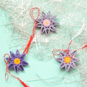 Brosa: Mandala/Floare, Bijuterii, Martisor, Arta de hartie, ARTYNOS
