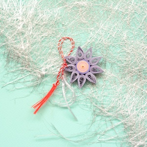 Broșă: Mandală/Floare - bijuterii - mărțișor - Artynos.ro