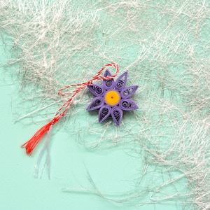 Broșă: Mandală/Floare - bijuterii - mărțișor - Artynos.ro