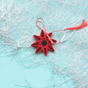 Broșă: Mandală/Floare - bijuterii - mărțișor - Artynos.ro