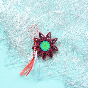 Broșă: Mandală/Floare - bijuterii - mărțișor - Artynos.ro