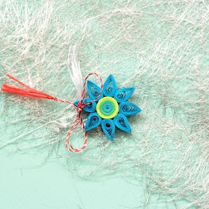 Broșă: Mandală/Floare - bijuterii - mărțișor - Artynos.ro