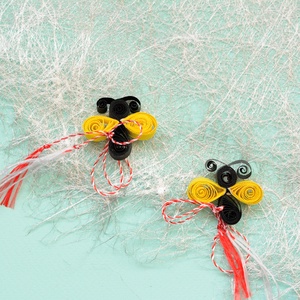 Brosa: Albinute, Bijuterii, Martisor, Arta de hartie, ARTYNOS