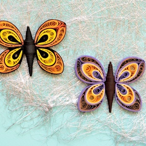 Brosa: Fluturi, Bijuterii, Martisor, Arta de hartie, ARTYNOS