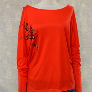 Bluza pictata, unicat, Imbracaminte si moda, Haine dama, Bluze dama, Pictura, ARTYNOS