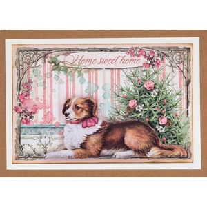 Felicitare: Vintage Christmas- Home sweet home - Artynos.ro