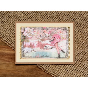 Felicitare: Vintage Christmas - crăciun - accesorii cadou de crăciun - felicitări de crăciun - Artynos.ro