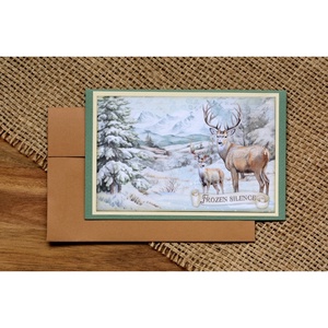  Felicitare: Frozen Silence - crăciun - accesorii cadou de crăciun - felicitări de crăciun - Artynos.ro