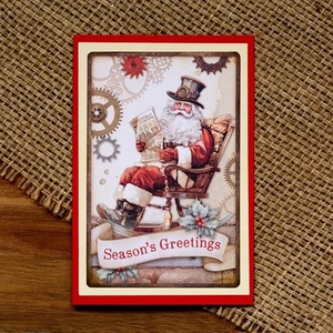 Felicitare : Seasons Greetings - crăciun - accesorii cadou de crăciun - felicitări de crăciun - Artynos.ro