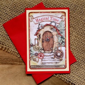 Felicitare : Magical Time - crăciun - accesorii cadou de crăciun - felicitări de crăciun - Artynos.ro