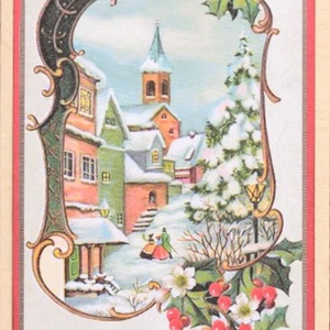Felicitare: Vintage Christmas - Artynos.ro