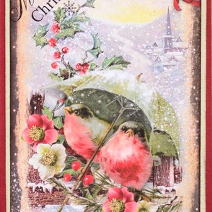 Felicitare: Vintage Christmas, Craciun, Accesorii cadou de Craciun, Felicitari de Craciun, Arta de hartie, Colectia: Vintage Christmas

Felicitare confectionata manual, din hartie de scarpbooking, fara acid..., ARTYNOS