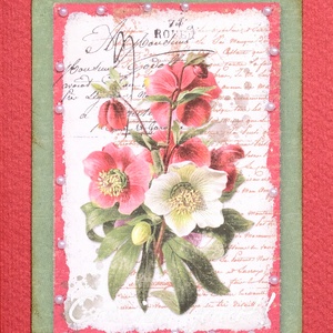 Felicitare: Vintage Christmas - crăciun - accesorii cadou de crăciun - felicitări de crăciun - Artynos.ro