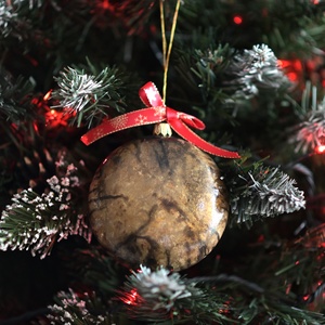 Glob medalion, Vintage Christmas - crăciun - decorațiuni de crăciun de casă - globuri de crăciun - Artynos.ro